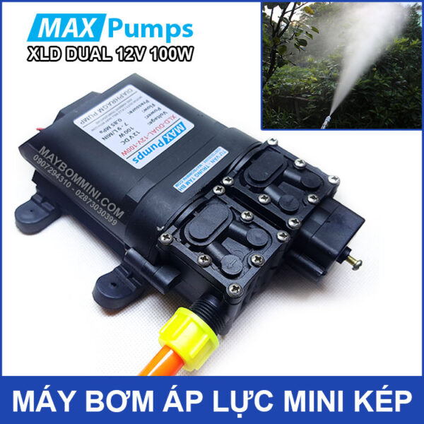 Ban may bom nuoc mini ap luc 12v 100w smartpumps