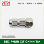 Béc phun xịt trừ sâu tưới cây áp lực có chỉnh tia - inox 45mm