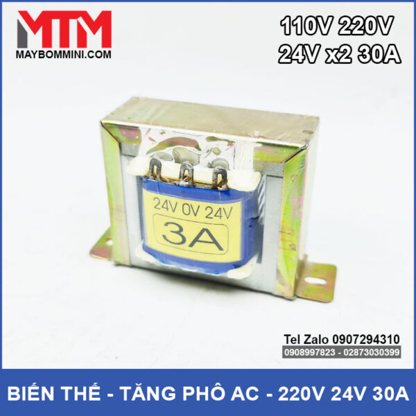 Bien ap tang pho 24Vx2 30A