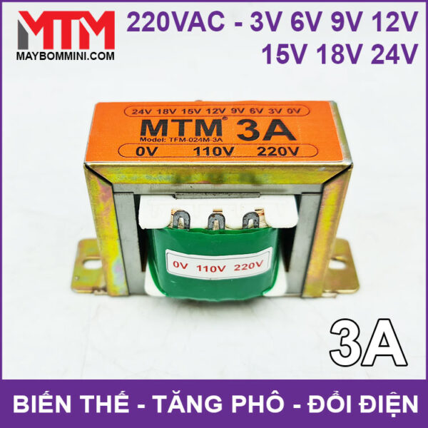 Bien the bien ap tang pho doi dien AC 220V ra 3v 6v 9v 12v 15v 18v 24v