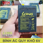 Binh ac quy kho 6v 5ah Long