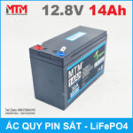 Binh ac quy pin 12V 14Ah 30A Lifepo4