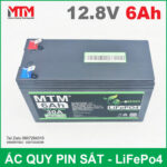 Binh ac quy pin 12V 6Ah 30A Lifepo4 cao cap