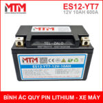 Binh ac quy pin xe may 12V 10Ah 600A ESYT7