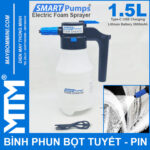 Binh phun bot tuyet dung pin