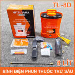 Binh phun thuoc tru sau phun khu khuan tuoi cay Mitsuyama TL 8D 8L