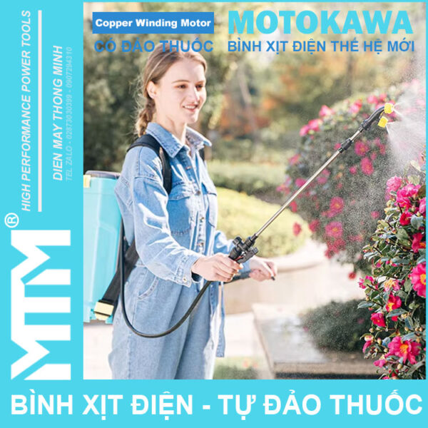 Binh phun xit dien the he moi dao thuoc Motokawa 12L 16L 20L