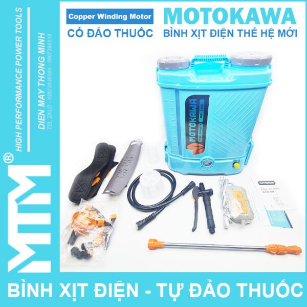 Binh phun xit dien the he moi dao thuoc Motokawa