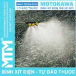 Binh phun xit dien the he moi dao thuoc Motokawa bec phun