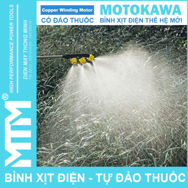 Binh phun xit dien the he moi dao thuoc Motokawa bec phun