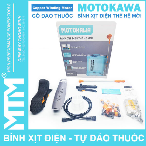Binh phun xit dien the he moi dao thuoc Motokawa chinh hang cao cap