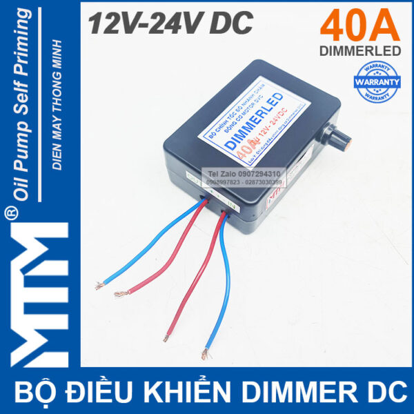 Bo dieu khien dimmer DC 12v 24v 40A