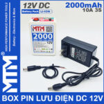 Bo luu dien DC 12V 10A 3S 2000mah MTM