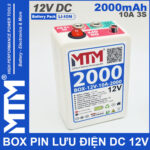 Bo luu dien DC 12V 10A 3S 2000mah MTM cao cap