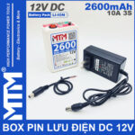 Bo luu dien DC 12V 10A 3S 2600mah MTM