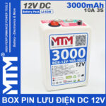 Bo luu dien DC 12V 10A 3S 3000mah MTM cao cap