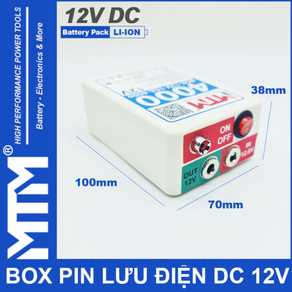 Bo luu dien DC 12V 10A 3S MTM kich thuoc