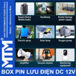 Bo luu dien DC 12V 10A 3S MTM ung dung
