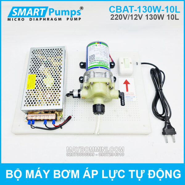 Bo may bom ap luc tu dong 12v 130w 10l CBAT 130w10l Smartpumps