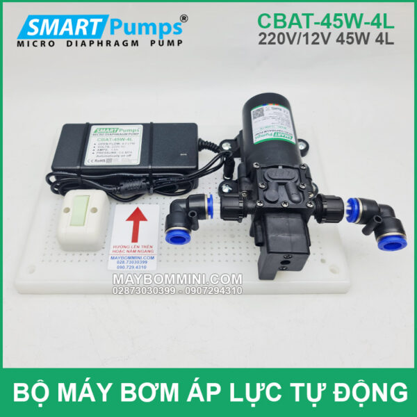 Bo may bom ap luc tu dong 12v 45w 4l CBAT 45w4l Smartpumps