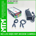 Bo nguon du phong wifi modem camera USB 5V 12V 5A su dung