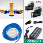 Bộ phụ kiện máy bơm áp lực mini 12V - Option 3