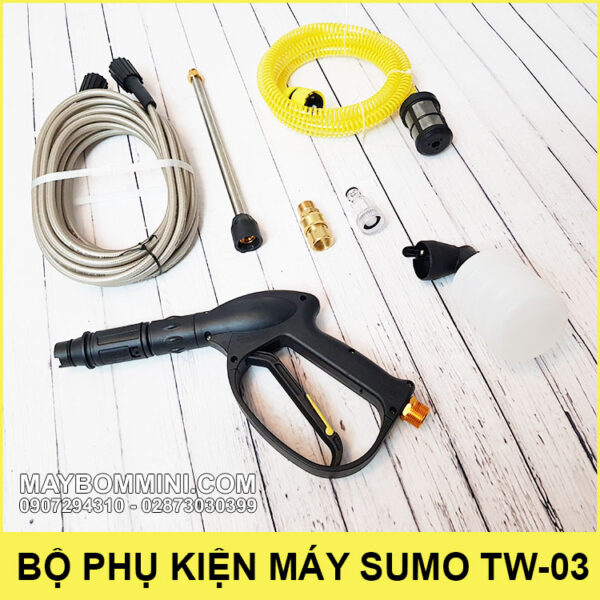 Bo phu kien may rua rua xe Sumo