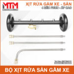 Bo phun xit rua san gam xe ap luc cao 4 bec