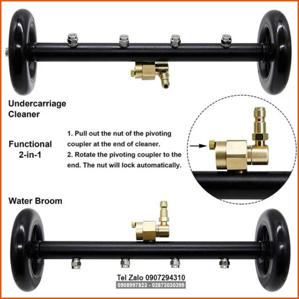 Bo phun xit rua san gam xe ap luc cao chinh huong bec xit san nha