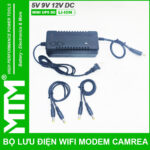 Bo sac nguon du phong wifi modem camera USB 5V 12V 5A