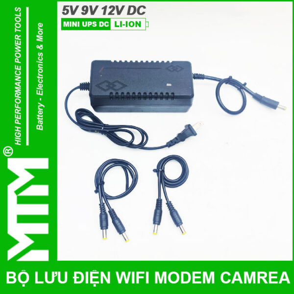 Bo sac nguon du phong wifi modem camera USB 5V 12V 5A