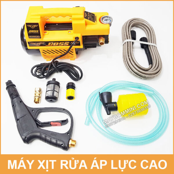 Bo xit rua xe gianh dinh ap luc cao boss 2000W cao cap