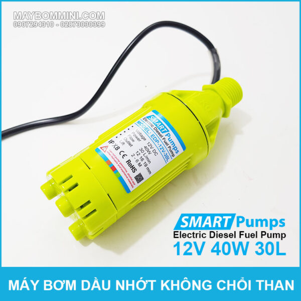 Bom dau nhot khong choi than tha chim 12V chinh hang