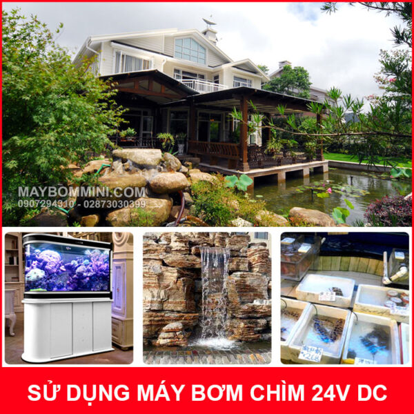 Bom loc nuoc ho ca san vuon gia dinh