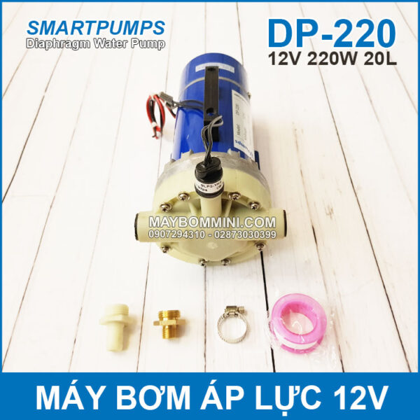 Bom nuoc ap luc 12V 220W 20L