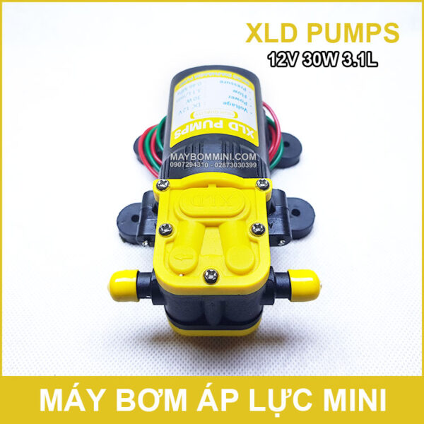 Bom nuoc mini 12v 30w phun suong