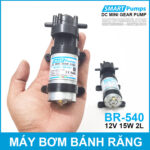 Bom nuoc mini banh rang 12V DP 540