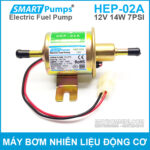 Bom xang dau dong co xe oto 12V