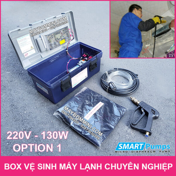 Box ve sinh may lanh 220V 130W option 1