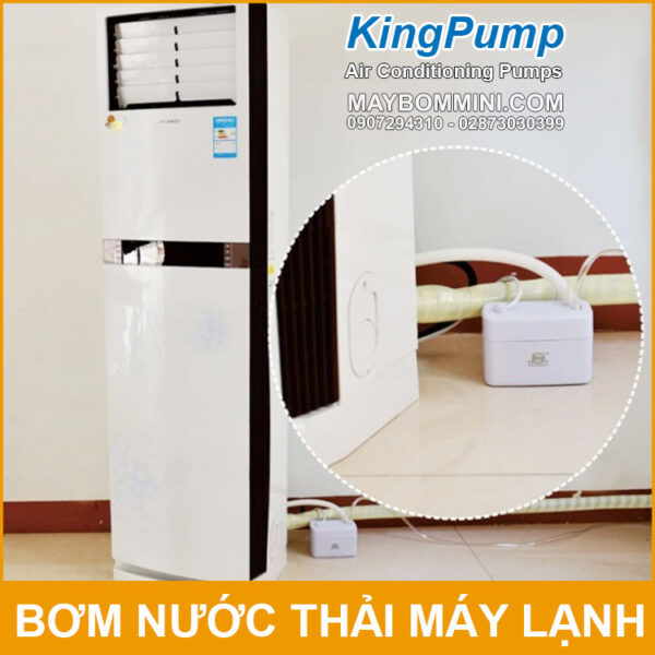 Cach su dung bom nuoc thai may lanh