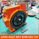 Canh quat may bom xang dau 12V 600W 1