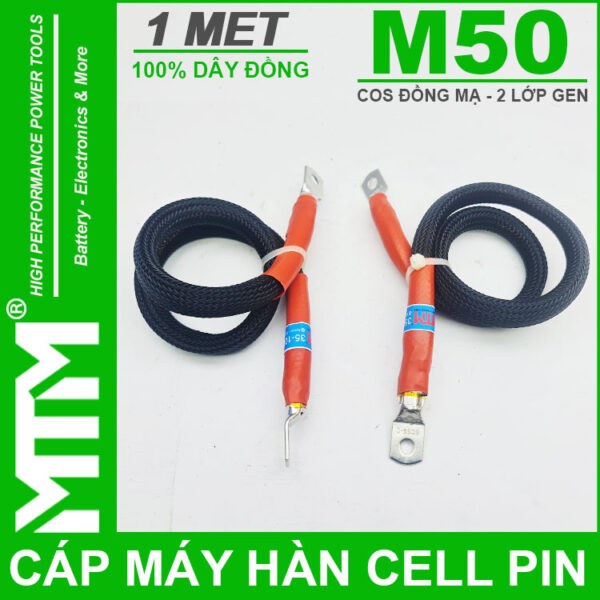 Cap han cell pin M50 day dong 1met