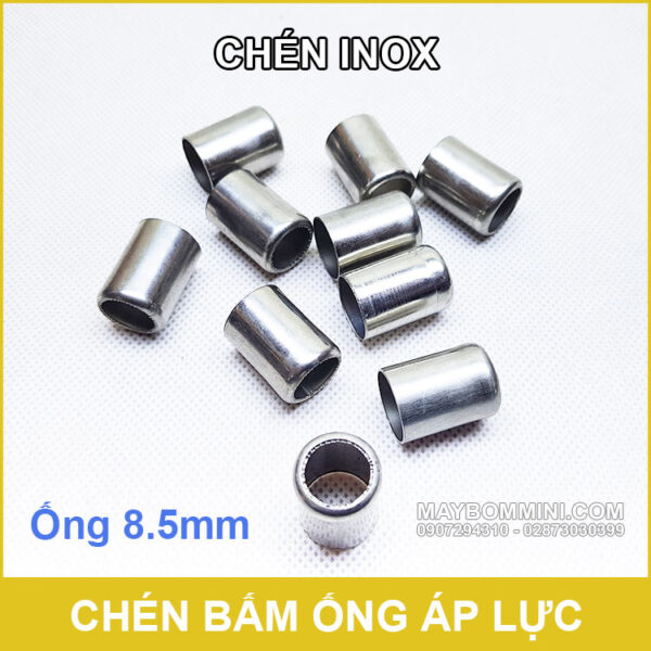 Chen bam ong ap luc inox