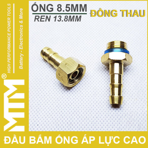 Dau bam cong ap luc cao rua xe phun thuoc sau13mm