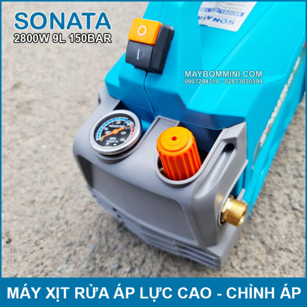 Dau bom may rua xe co chinh ap Sonata SA 180