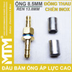 Dau cost bam cong ap luc cao rua xe phun thuoc sau13mm dong thau chen inox