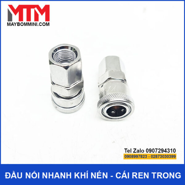 Dau noi nhanh khi nen van bi duoi cai ren trong 13mm