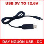 Day chuyen nguon USB sang DC 12.6V