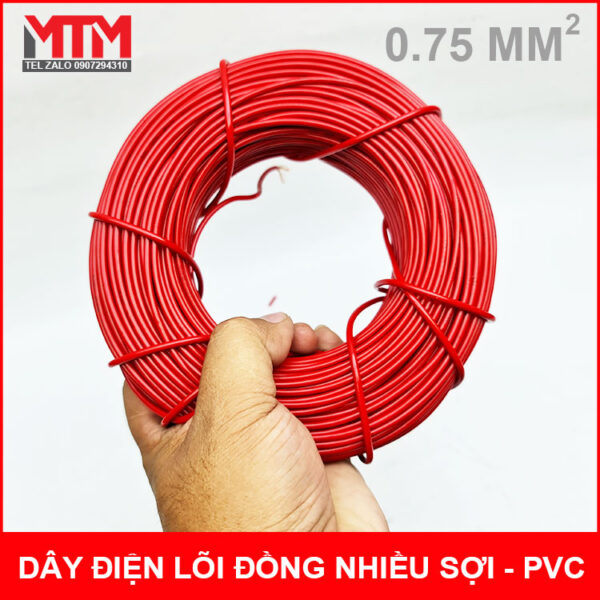 Day dien nhieu loi dong 075 mau do