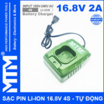 Đế sạc pin chân ghim 16.8V 2A MTM